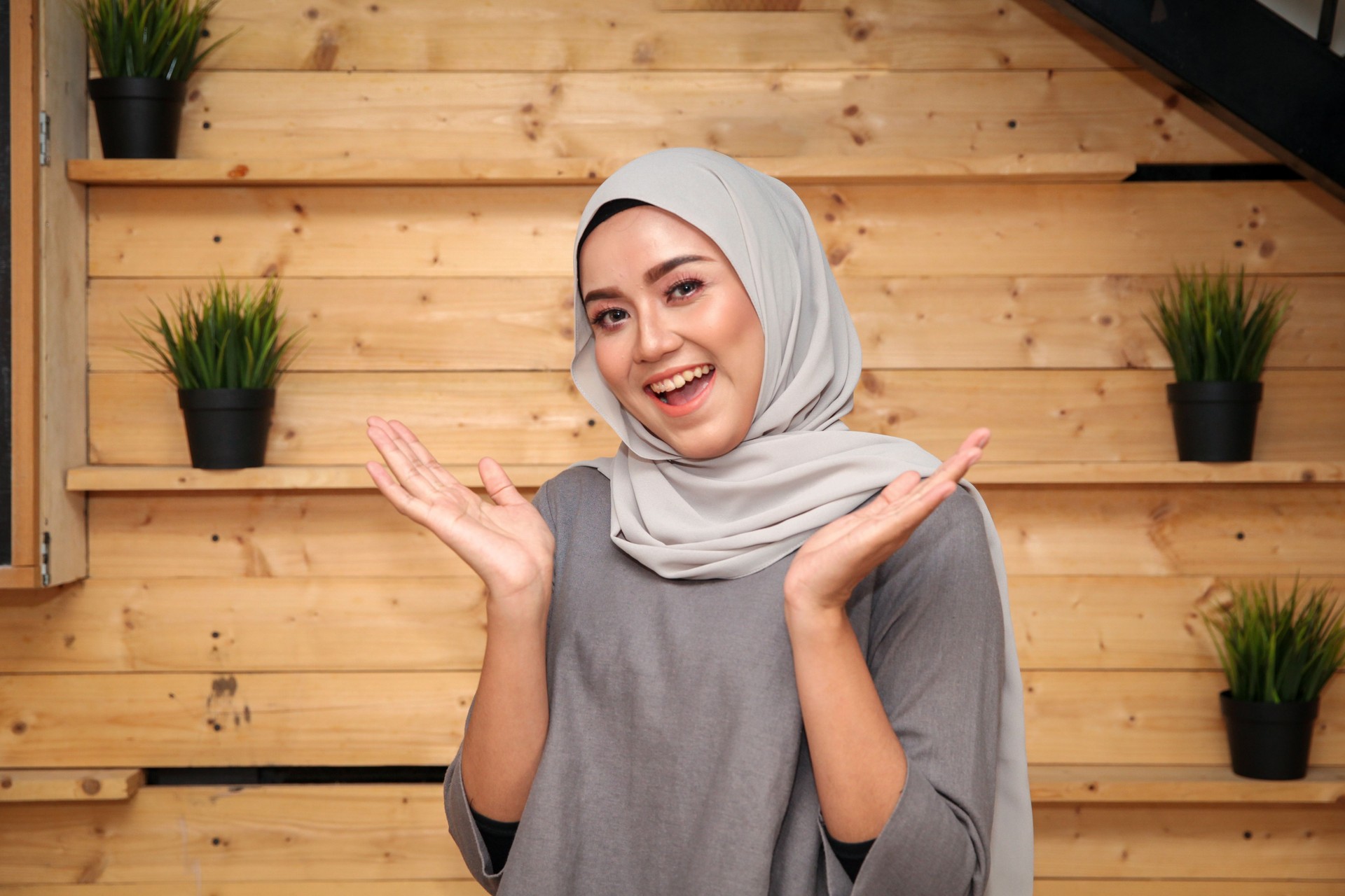 Portrait of A Malay Muslim Young Adult Female
